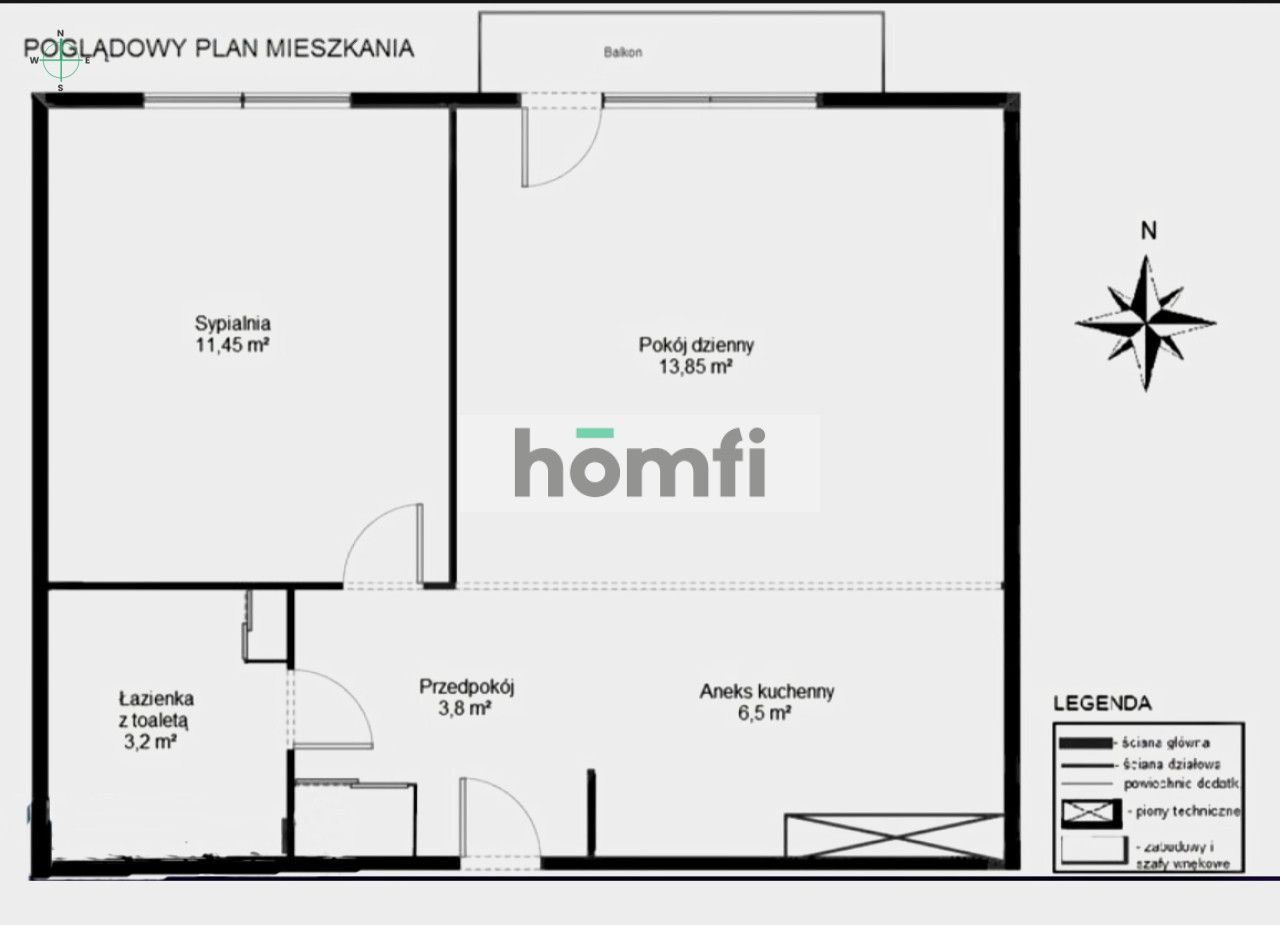 Słoneczne 2 pok. przy Dw. Zachodnim - Mieszkanie - Wynajem - Warszawa, Ochota
