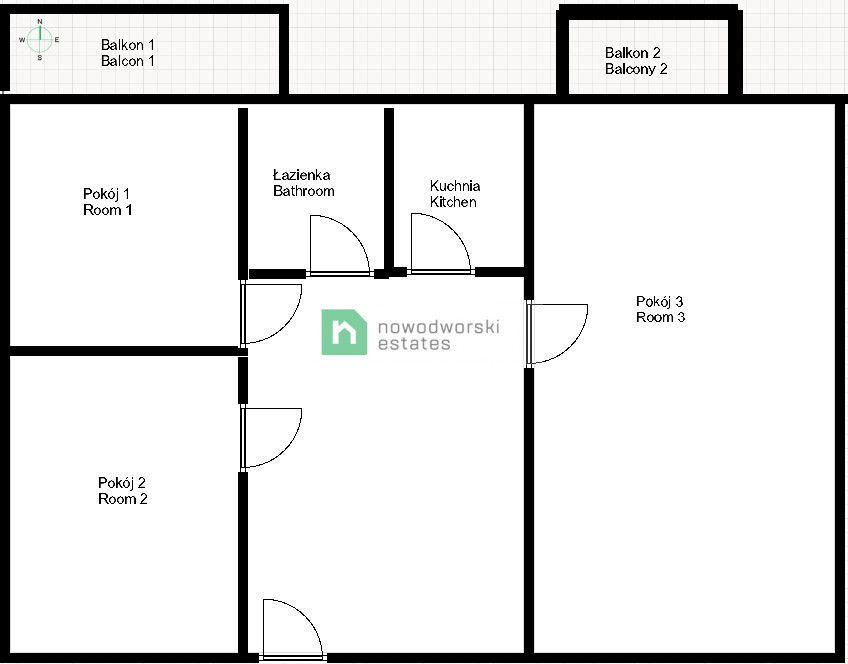A wonderful 3-room apartment next to the park - Apartment - Rent - Wrocław, Krzyki / Gaj